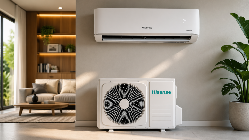 Ar Condicionado Split TCL ou Hisense? Compare prós e contras, consumo, ruído, desempenho e descubra qual entrega mais pelo preço antes de escolher em 2026.