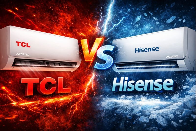 TCL vs Hisense Ar Condicionado Inverter