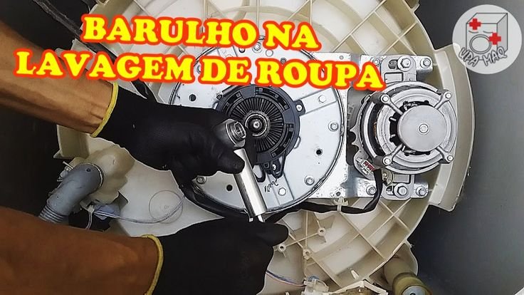 Máquina de lavar esta fazendo barulho?