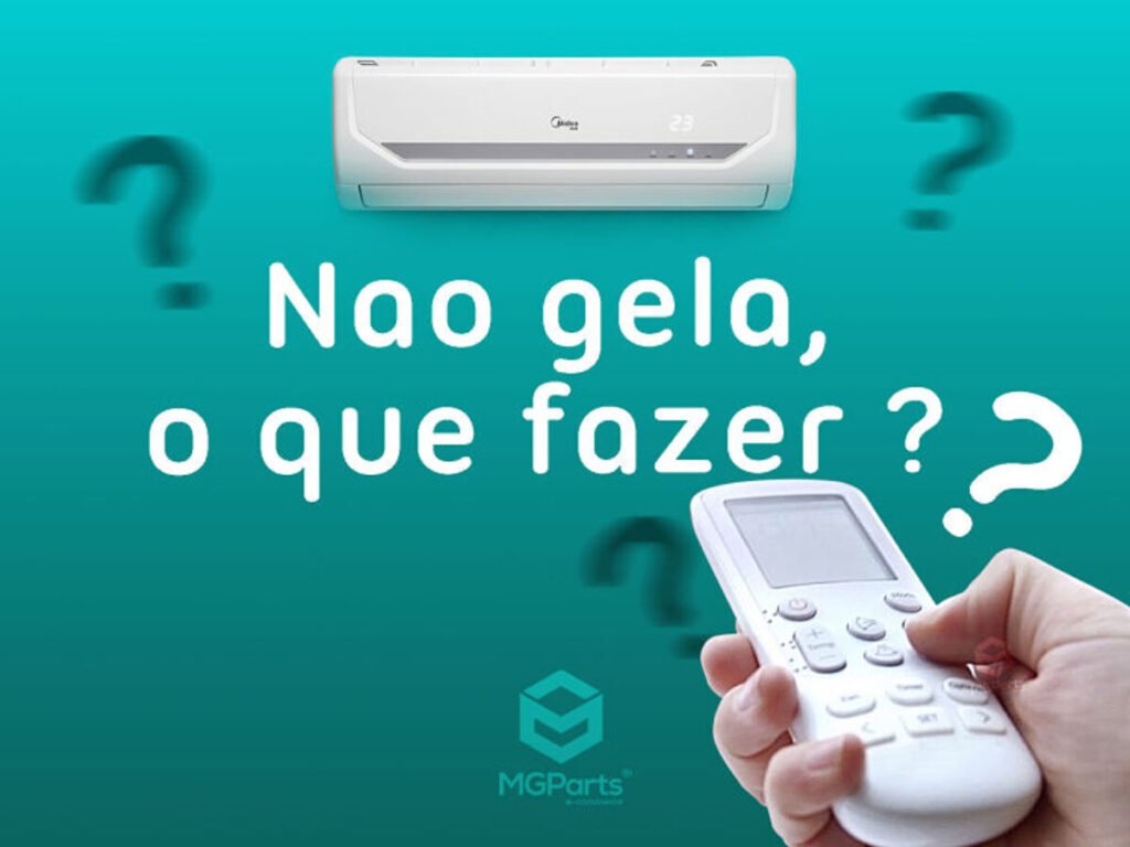 ar condicionado não gela