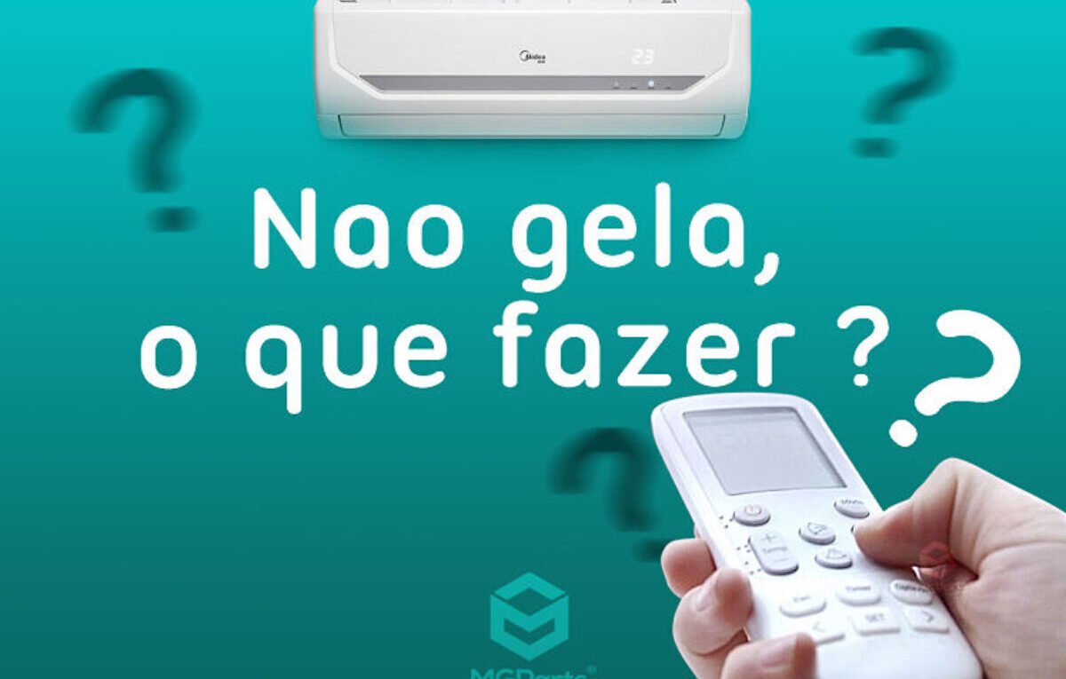 ar condicionado não gela
