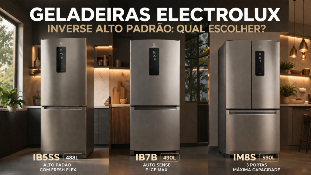 Geladeira Inverse Electrolux